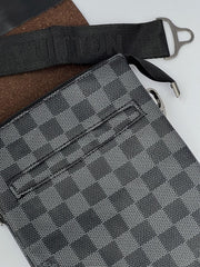 Lus Vtn All Over Texture Cross Body Bag in Dark Grey