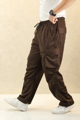 Turbo 6 Pockets Loose Bottom Imported Pk Cotton Baggy Trouser