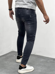 Turbo Ankle Fit Jeans In Faded Grey