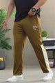 Turbo Urban Flex Loose Bottom Trouser In Brown