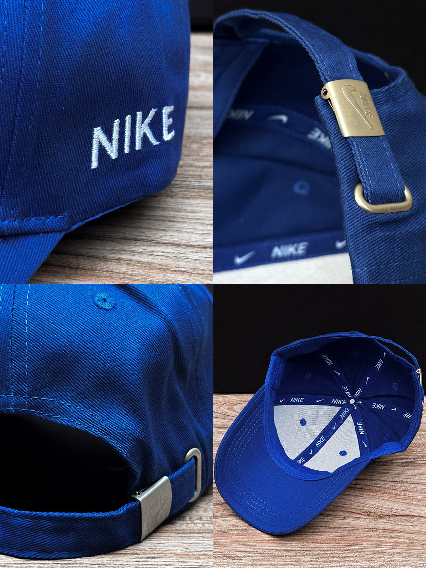Nke Embroidered Logo Cap In Royal Blue