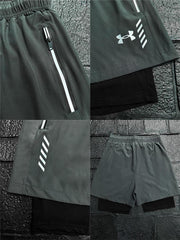 Und Arm Front Logo Compression Men Short