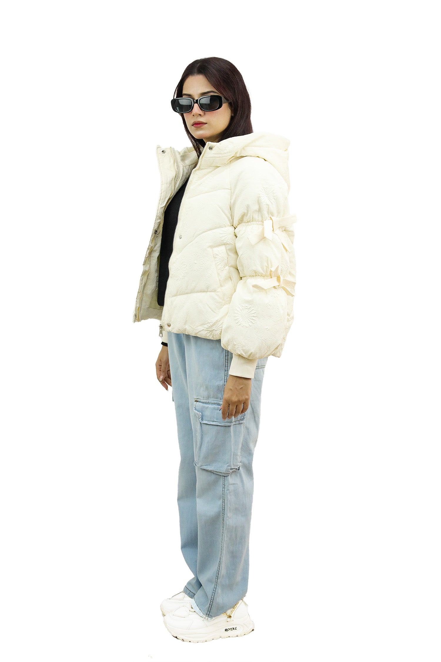 Winter Edition Quilted Hooded Women Imported Puffer Jacket