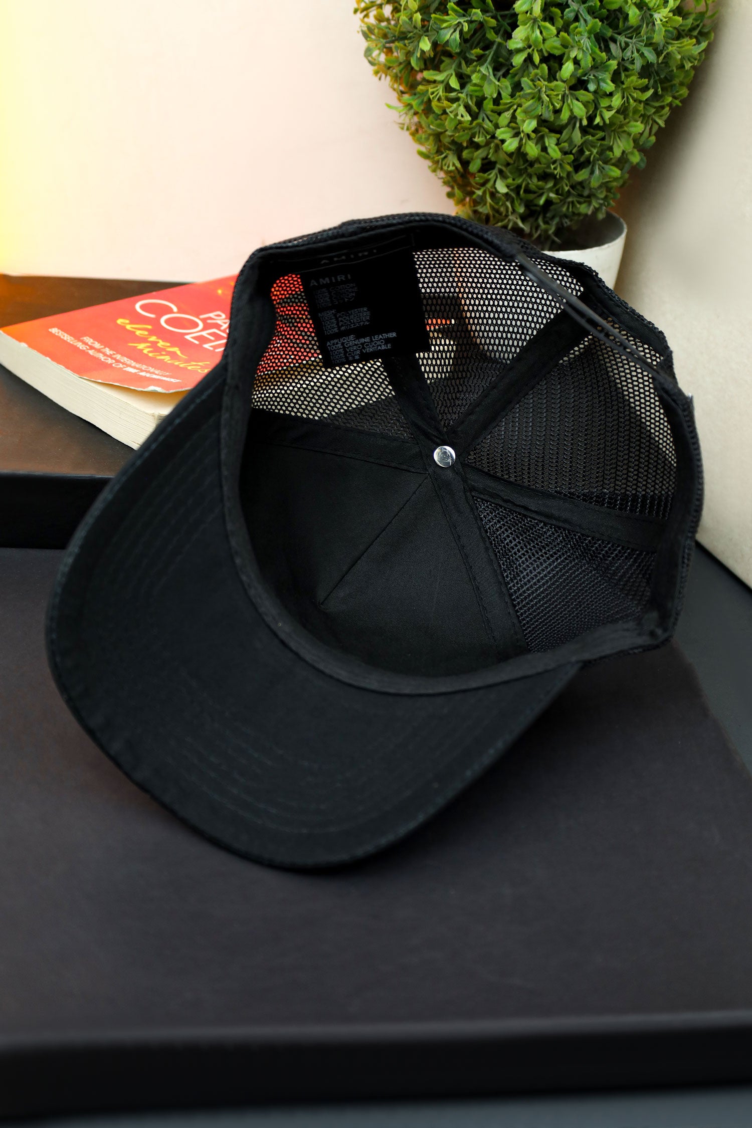 Amrii Imp Embroidered Logo Baseball Cap In Black