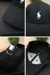 Raph Luren Imp Signature Logo Cap In Black