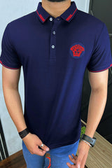 Vrsce Front Logo Men Polo Shirts