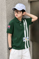 LA Mrtin Side Striped Style Younger Kids Polo Shirt