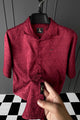 Turbo Designer Motif Floral Casual Shirt