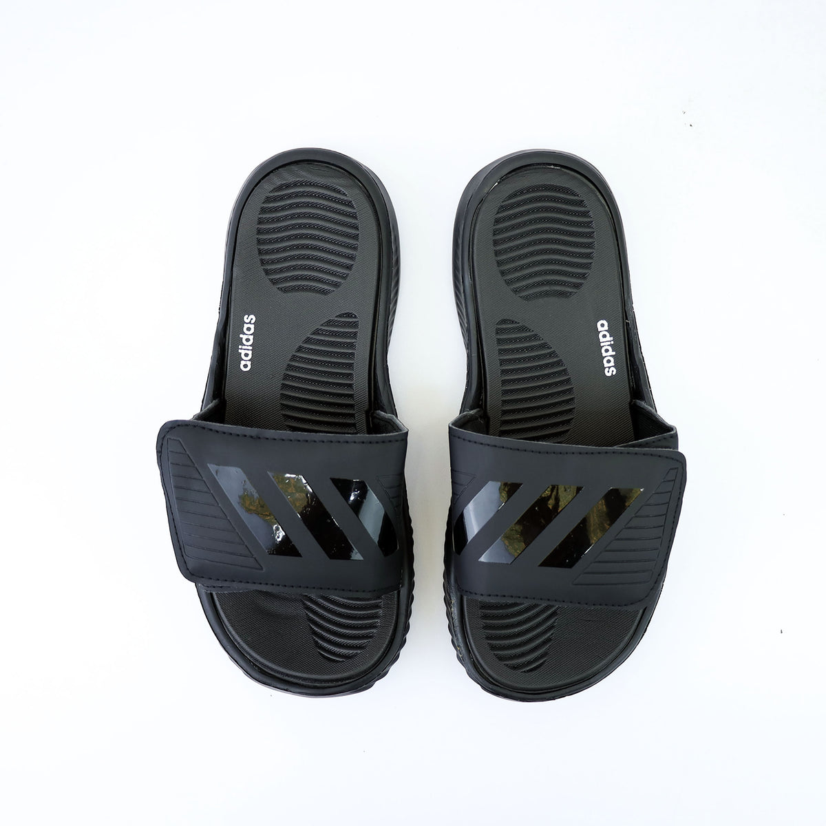 Adds Soft Sole Men Summer Slides in Black