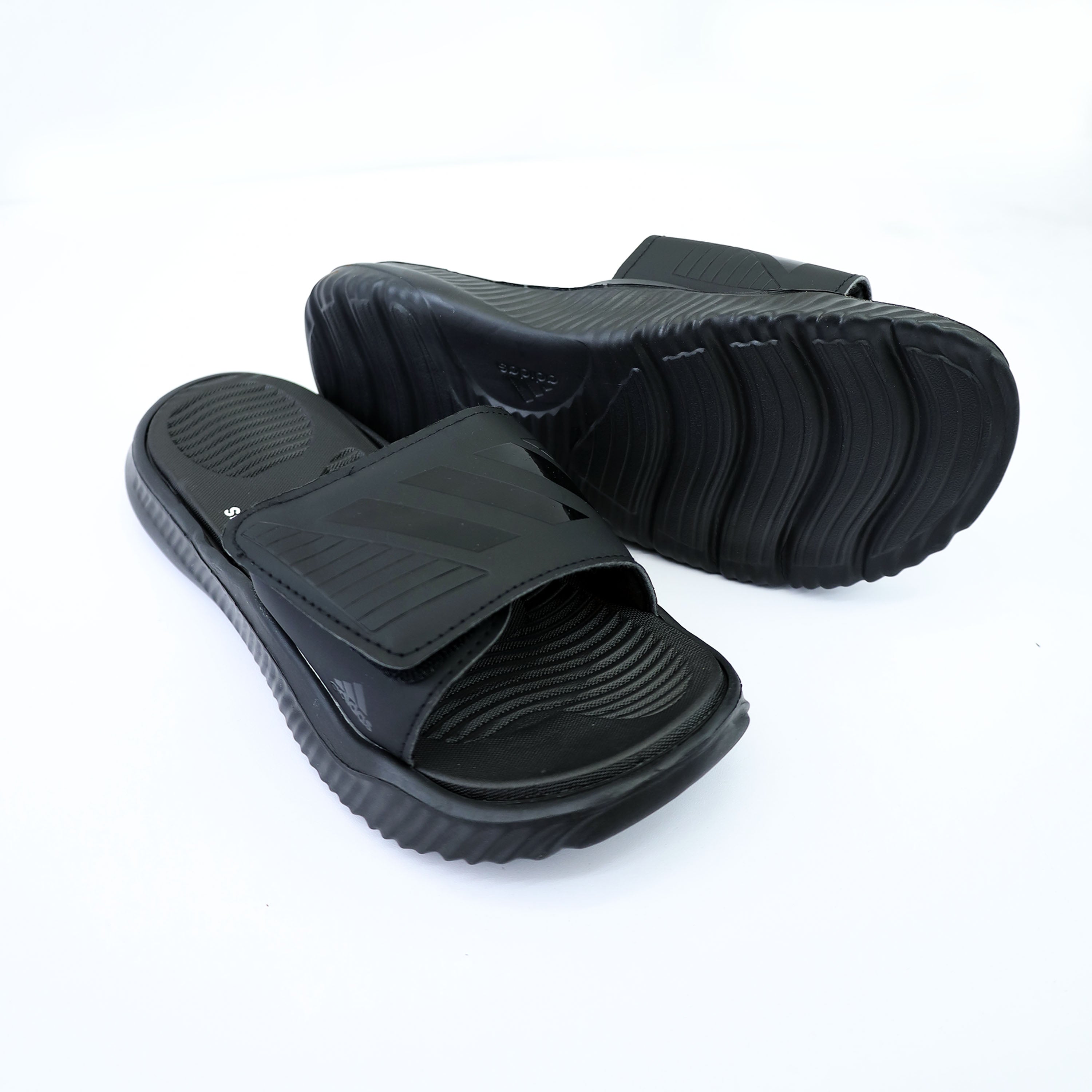 Adds Soft Sole Men Summer Slides in Black