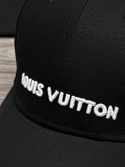 Lus Vtn All Over Logo Cap In Black