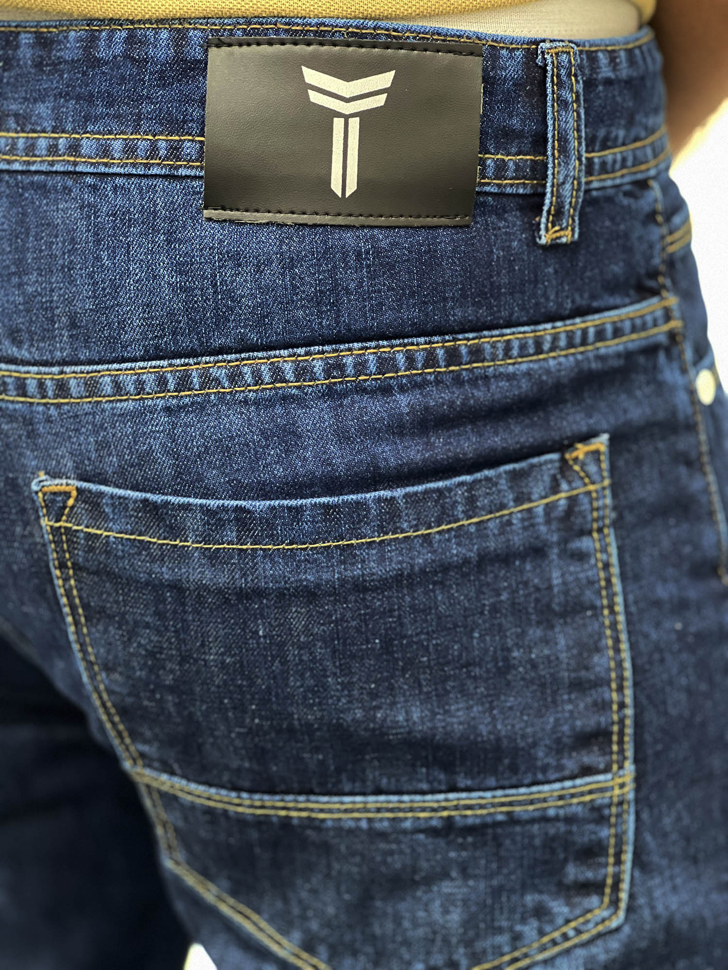 Turbo Baggy Jeans In Dark Blue
