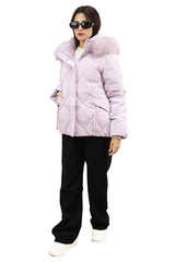 Wind Breaker Diamond Quilted Women Imported Puffer Jacket