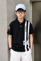 LA Mrtin Side Striped Style Younger Kids Polo Shirt