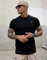 Turbo imp Reflector Aero-Fit Dry Fit Tee In Black