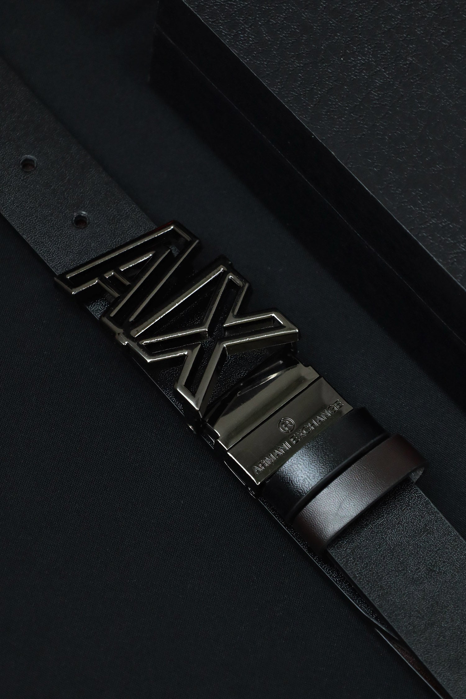 Armni Metal Alloy Automatic Buckle Branded Belt