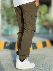 Men Imported Cargo Trouser In Olive