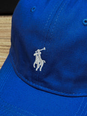 Polo Front Logo Cap In Royal Blue