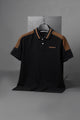 Hcket Contrasting Striped Sleeves Men's Polo Shirt