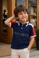 Hcket Contrast Collar Detailing Younger Kids Polo Shirt