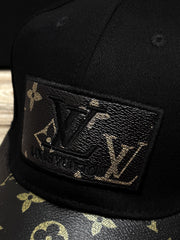 Lus Vtn Front Logo Cap In Black