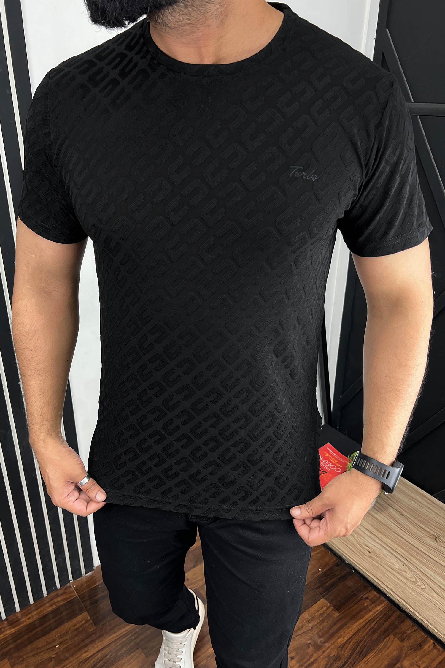 Self Texture Turbo Signature T-Shirt