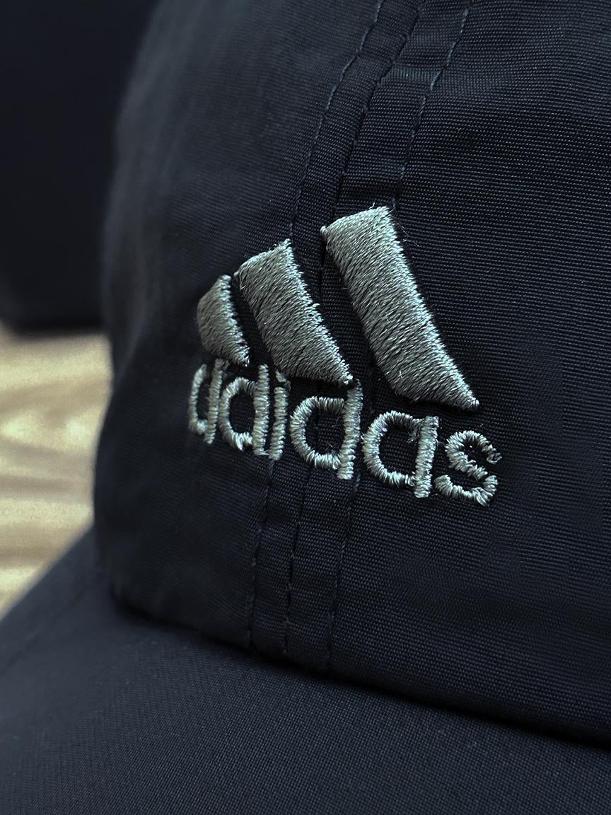 Adds Embroidered Logo Imported Dry Fit Cap In Navy Blue