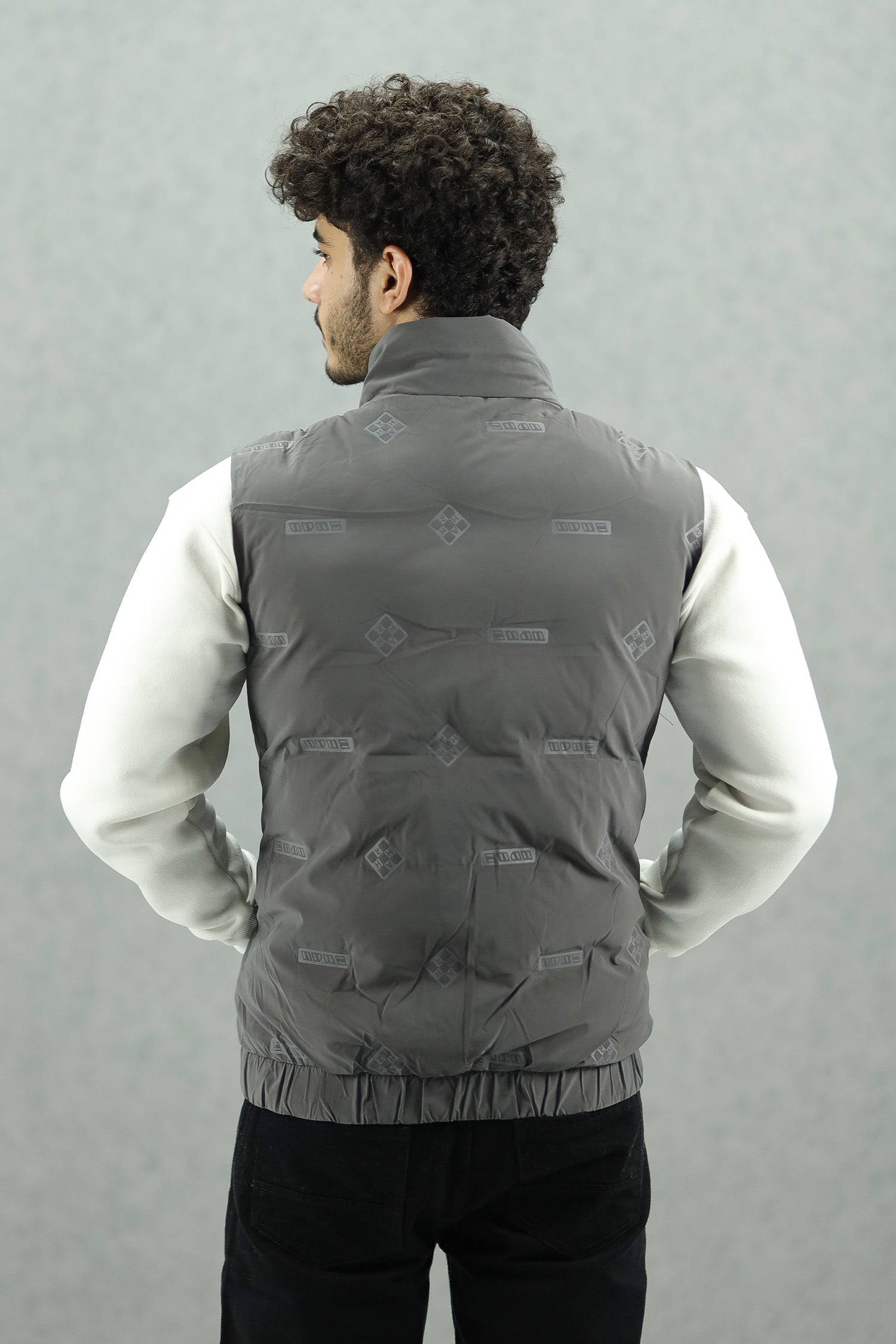 Modern Bubble Quilted Detachable Hood Imported Men's Gilet