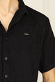 Turbo Artistic Touch Comfort Casual Shirt In Black