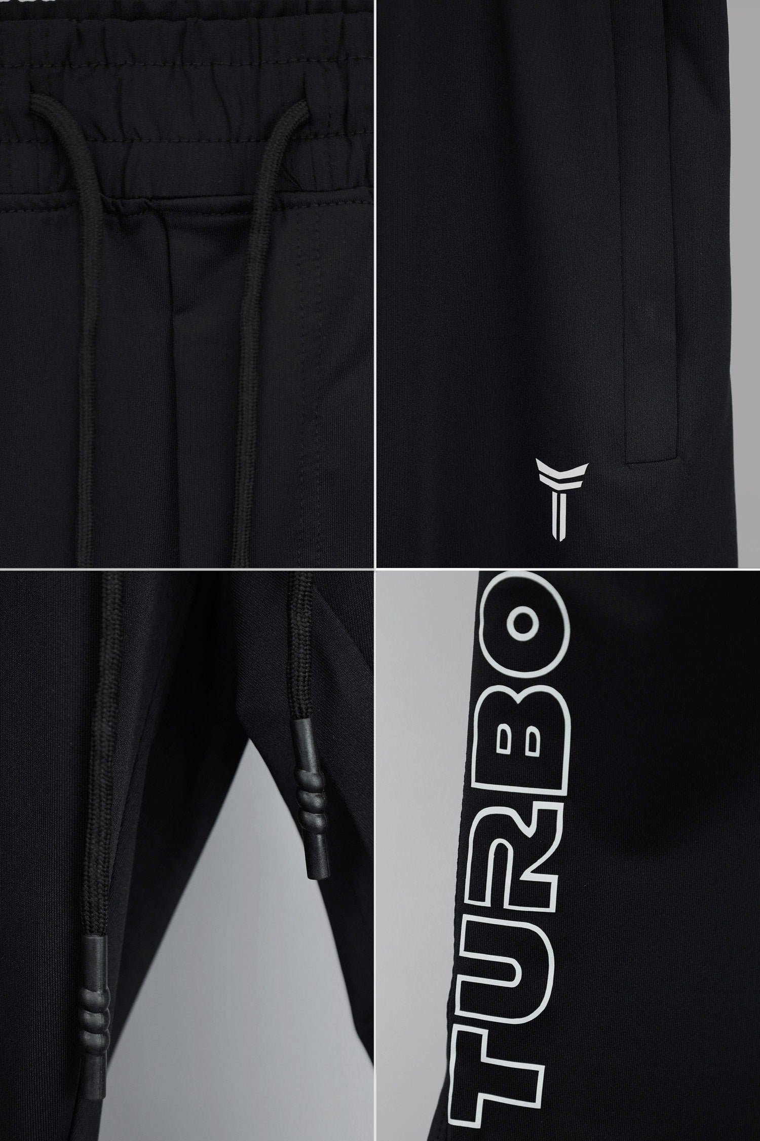 Turbo Reflector Logo Quick-dry Shorts In Black