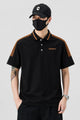 Hcket Contrasting Striped Sleeves Men's Polo Shirt
