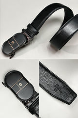 G Metal Alloy Automatic Buckle Branded Belt