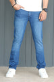 Stylish Slim Fit Turbo Jeans In Blue