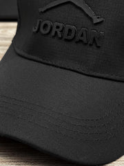 Jrdn Embossed Logo Cap In Black