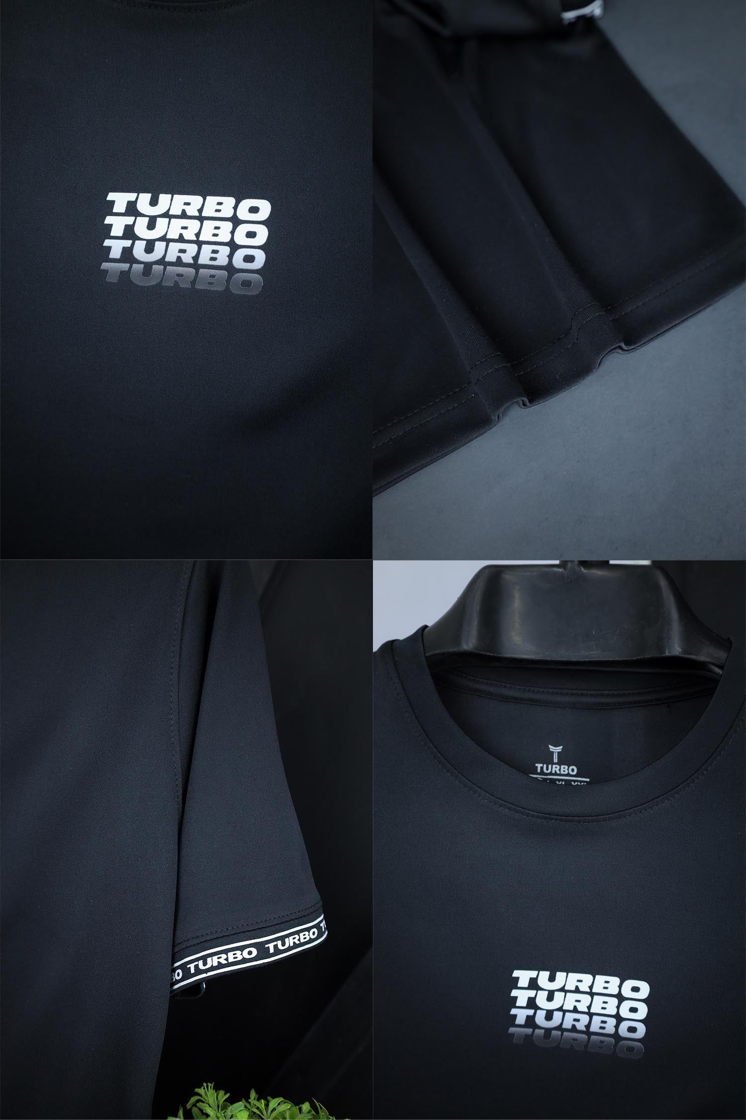 Signature Warrior Turbo T-Shirt In Black