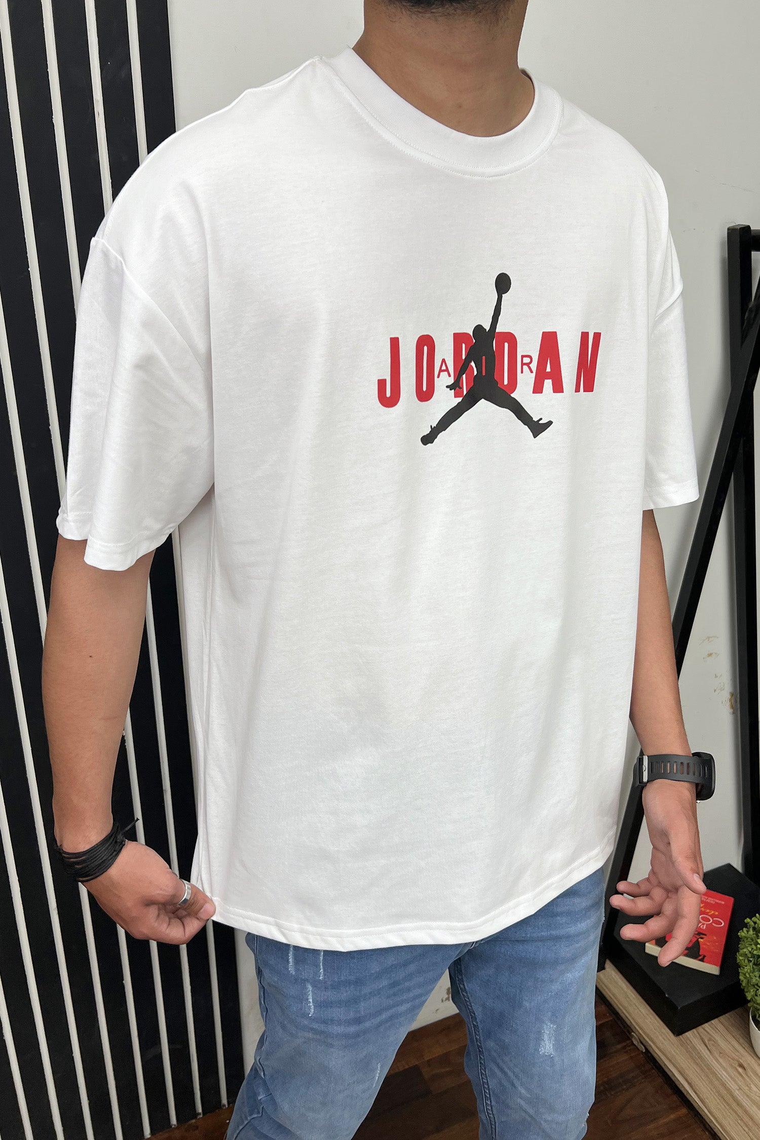Jordn Front Logo Oversized T-Shirt