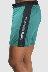 Turbo Training Side Stripe Shorts In Green