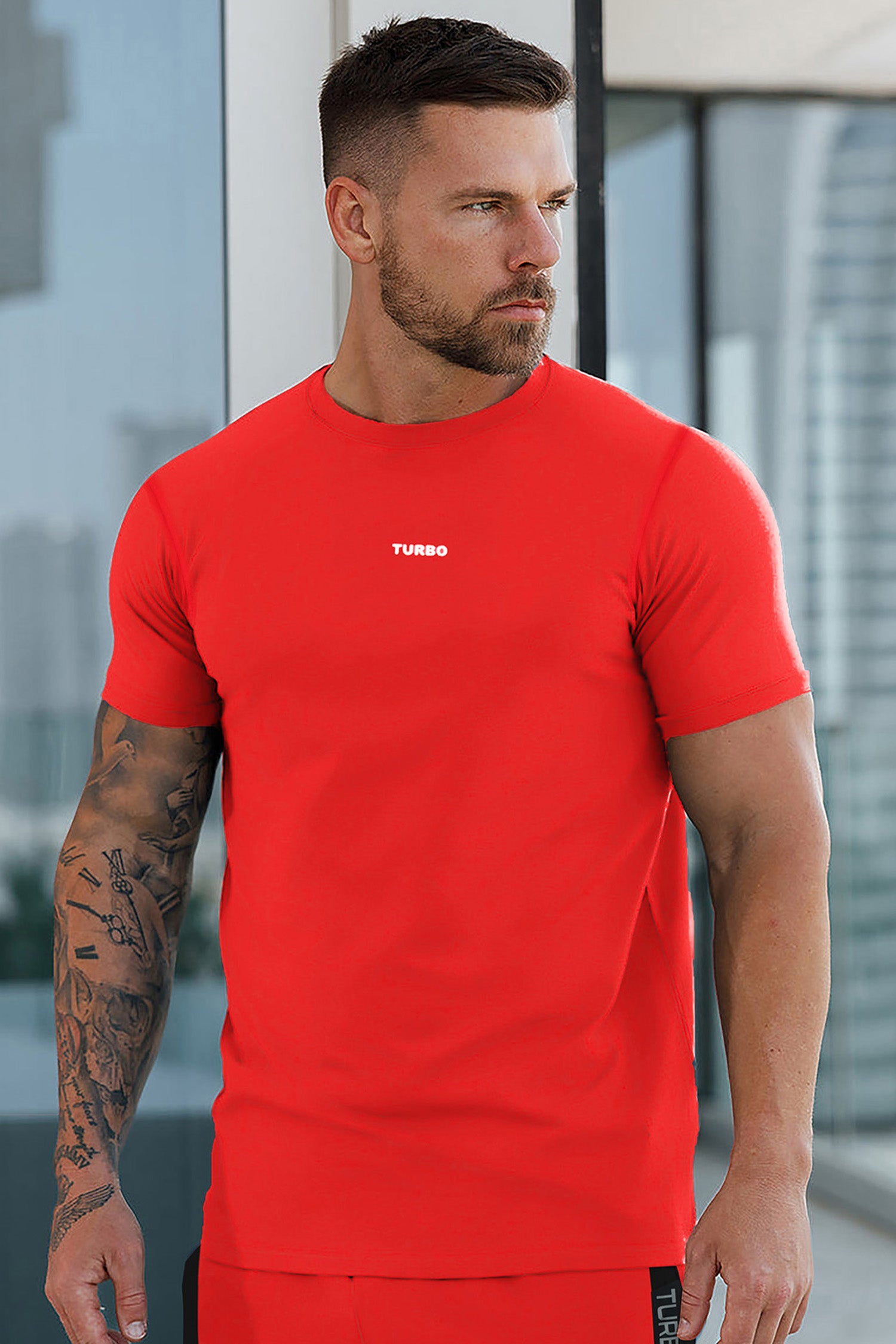 Turbo imp climacool dryfit Tee In Red