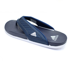 Adds Toe Post Flip Flops in Navy Blue