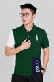Plo Rph Lren Color-Blocked Style Men's Shirt