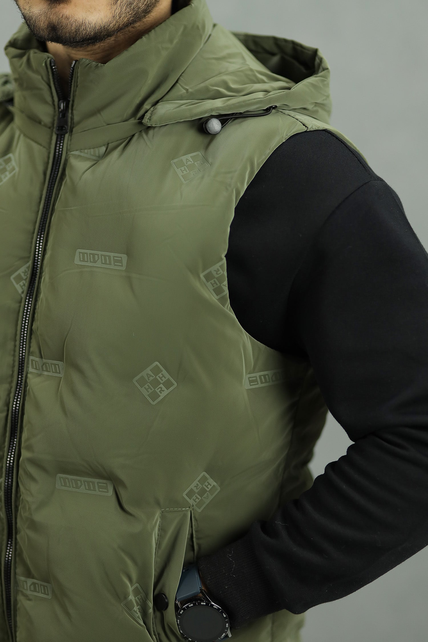 Winter Perfect Quilted Detachable Hood Imported Men's Gilet