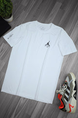 Air Jrdn 23 Branded Dry Fit Tee In White