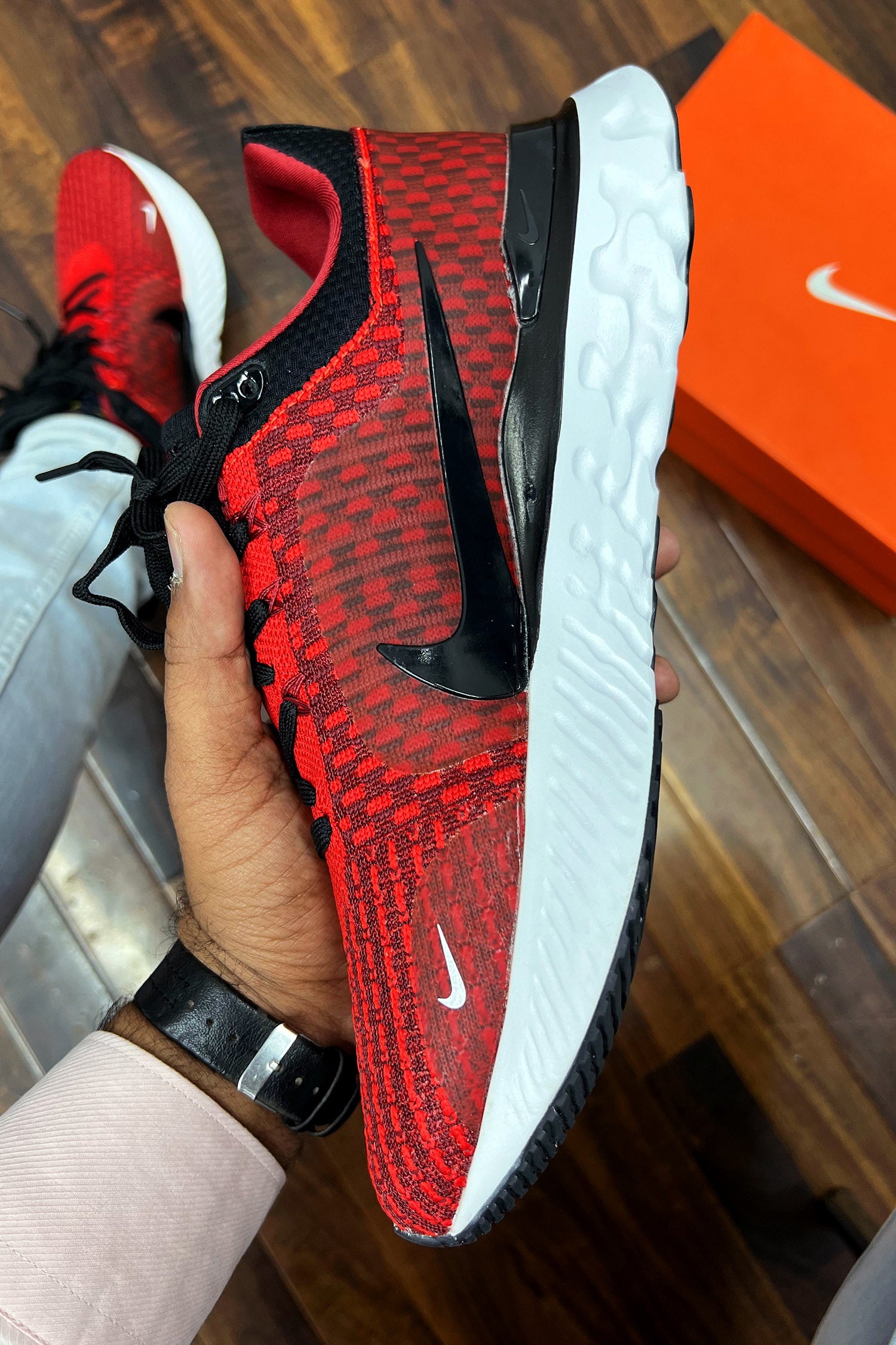 Nke React Infinity Run FK 3 Men Sneakers In Black&Red