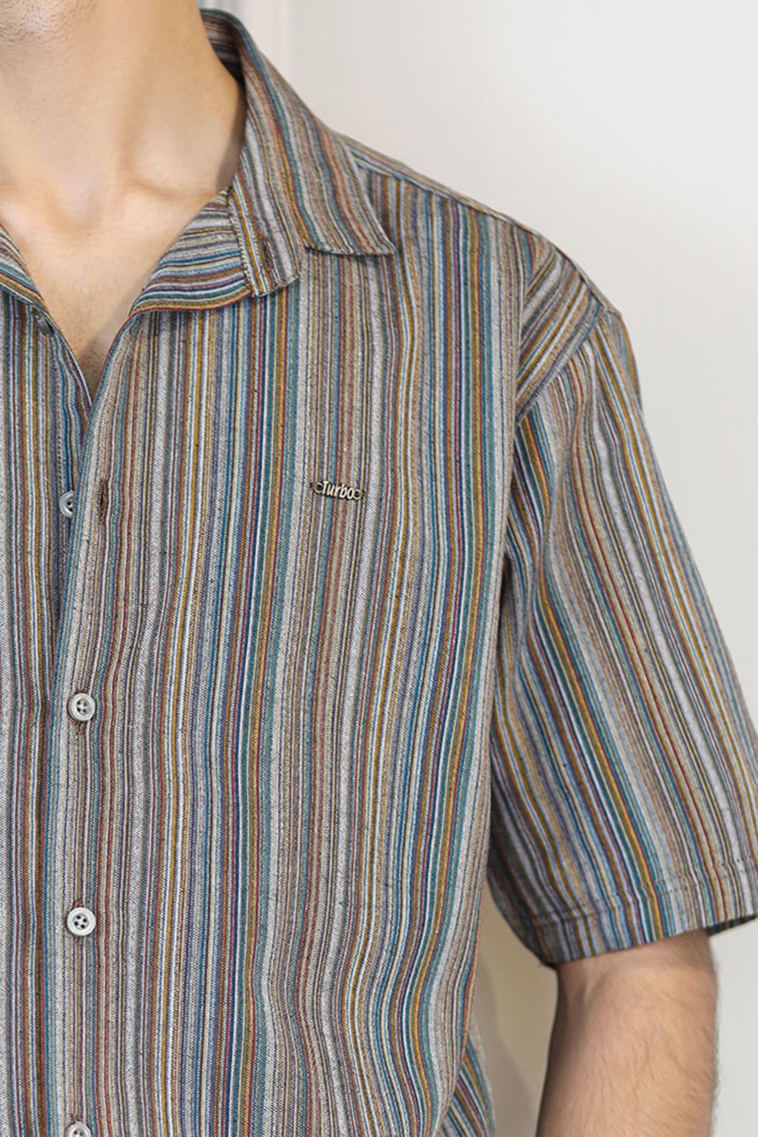 Turbo Spring Edit Textured Casual Shirt