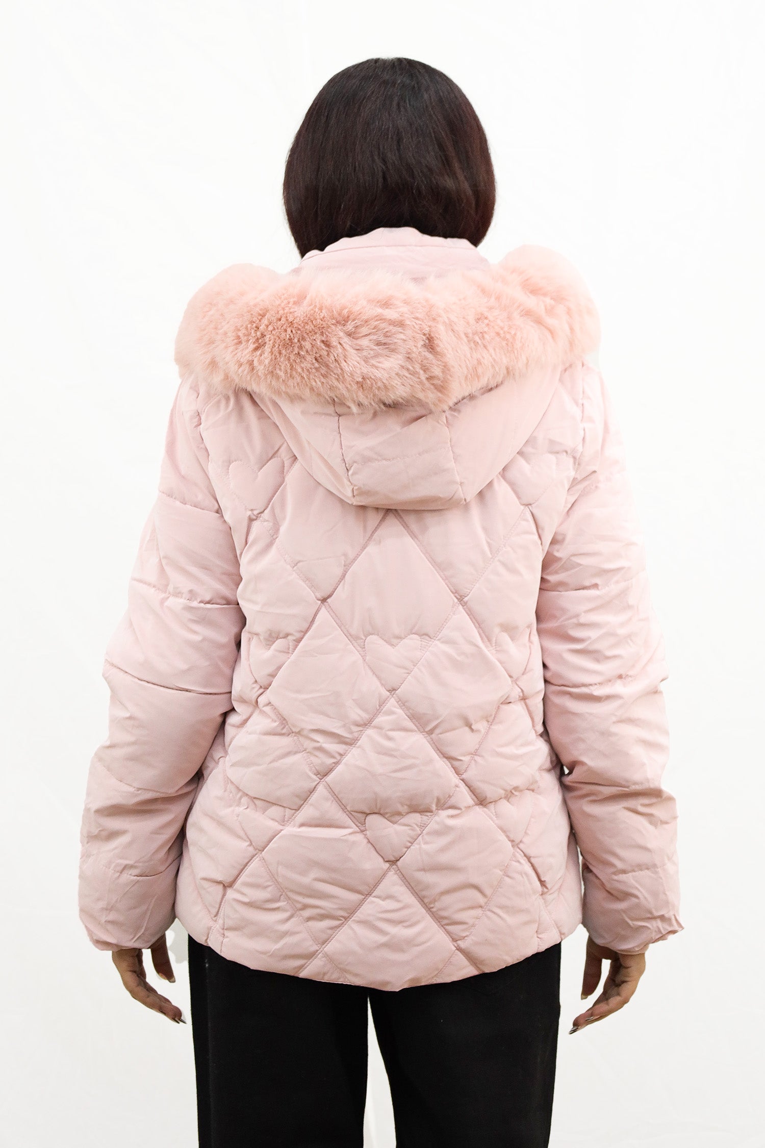 Wind Breaker Diamond Quilted Women Imported Puffer Jacket