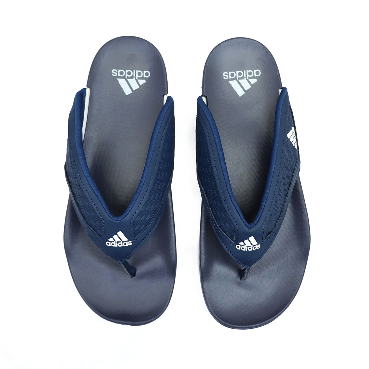 Adds Toe Post Flip Flops in Navy Blue