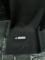 Imported Dry Fit Tee With Reflector Logo In Charcoal Grey