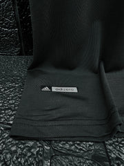 Imported Dry Fit Tee With Reflector Logo In Charcoal Grey