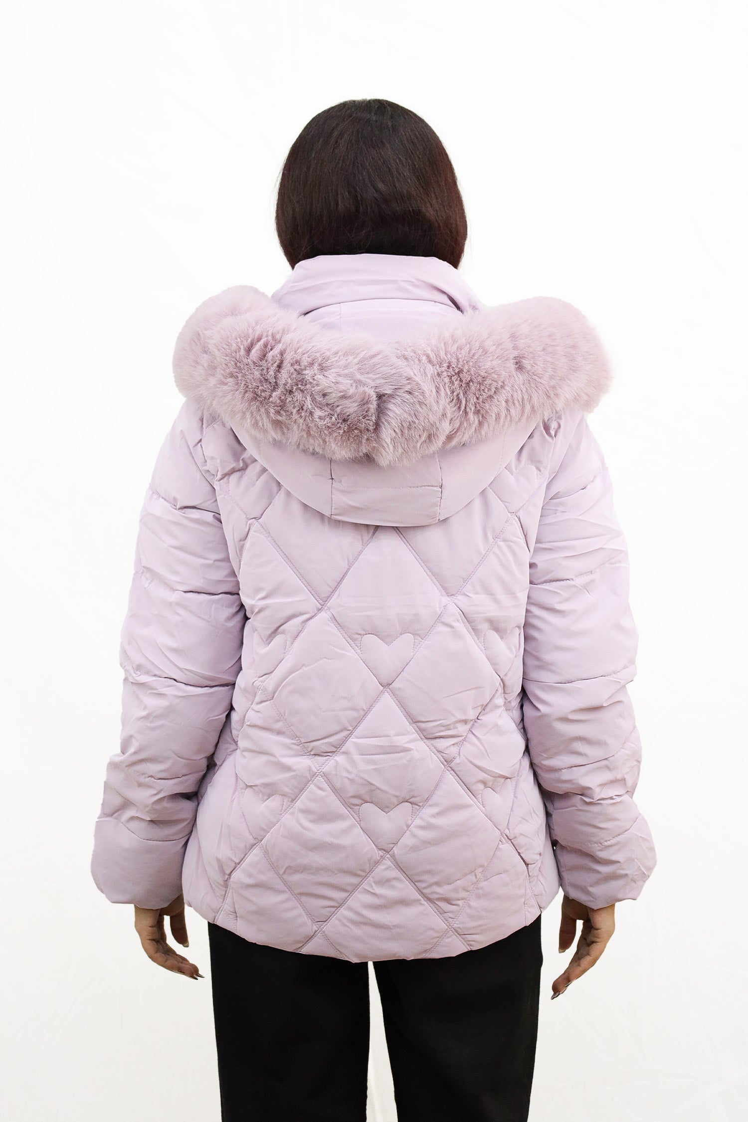 Wind Breaker Diamond Quilted Women Imported Puffer Jacket