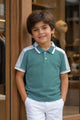 Hcket Contrast Collar Detailing Younger Kids Polo Shirt